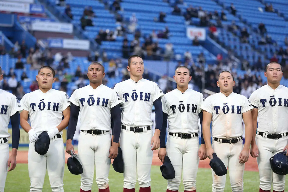 【画像・写真】史上最長の3連覇を目指した大阪桐蔭が初戦敗退　ラマル「しっかりと守らないと」