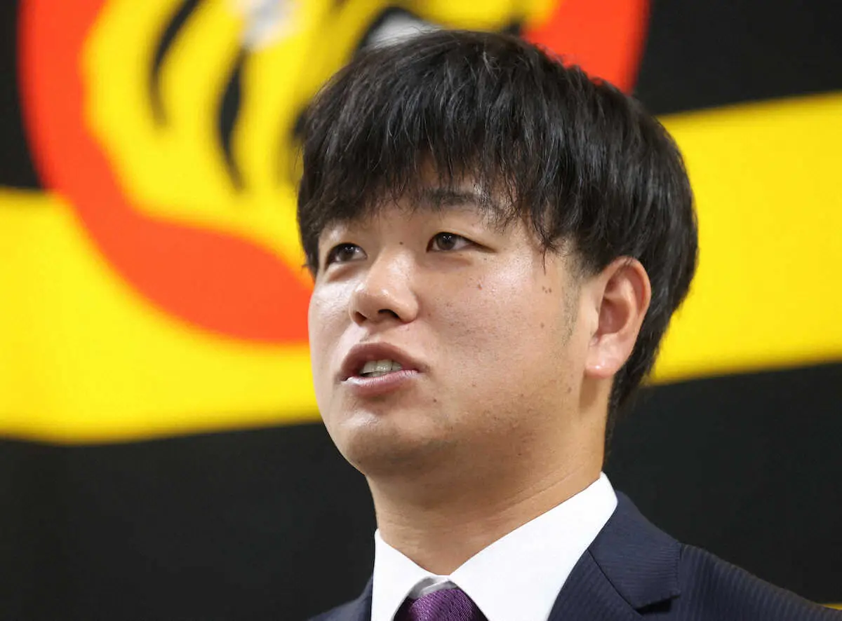 【画像・写真】阪神・高橋　育成契約で背番「129」に変更「ダサいままで終わりたくない」