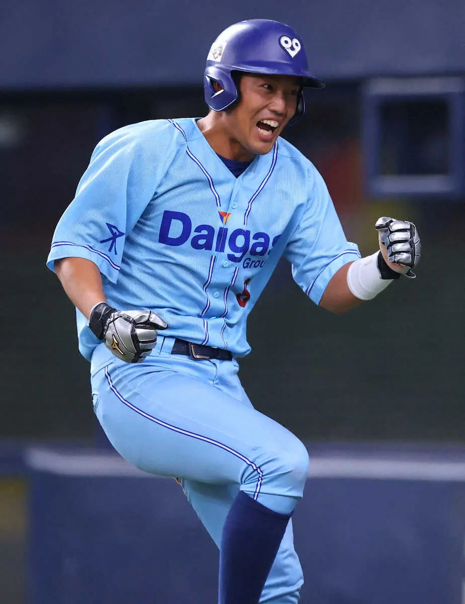 【画像・写真】3度目Vの大阪ガス　打率5割の頼れる4番・三井が首位打者「絶対打ち勝ってやろうと」