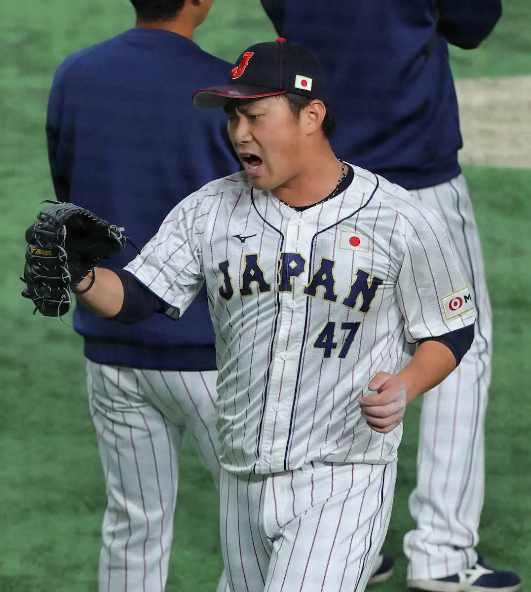 【画像・写真】侍・桐敷　3番手で安定の1回零封！中2日も問題なし「最後は強気に行きました」