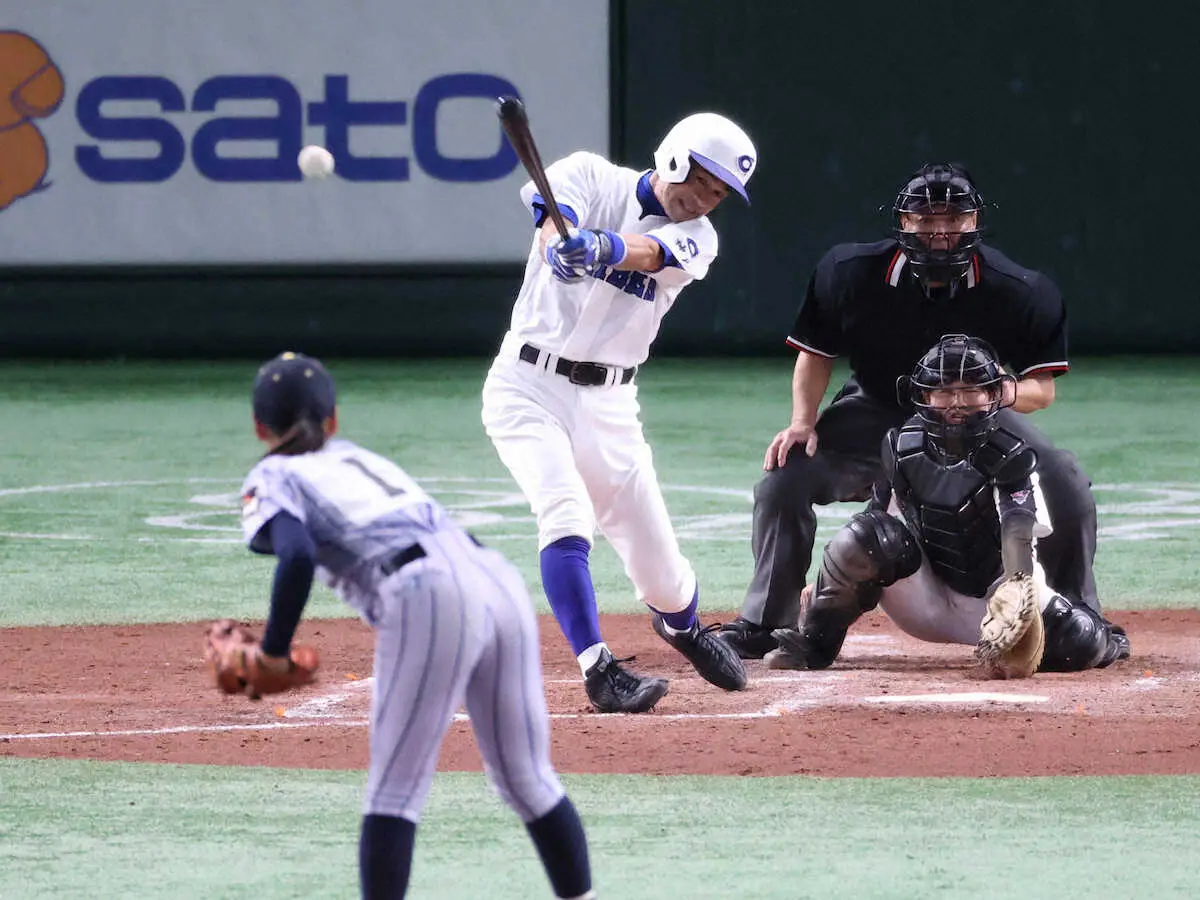 【画像・写真】イチ氏　50歳、成長イチじるしい!!　高校野球女子選抜に完封、“最速”更新138キロに初安打
