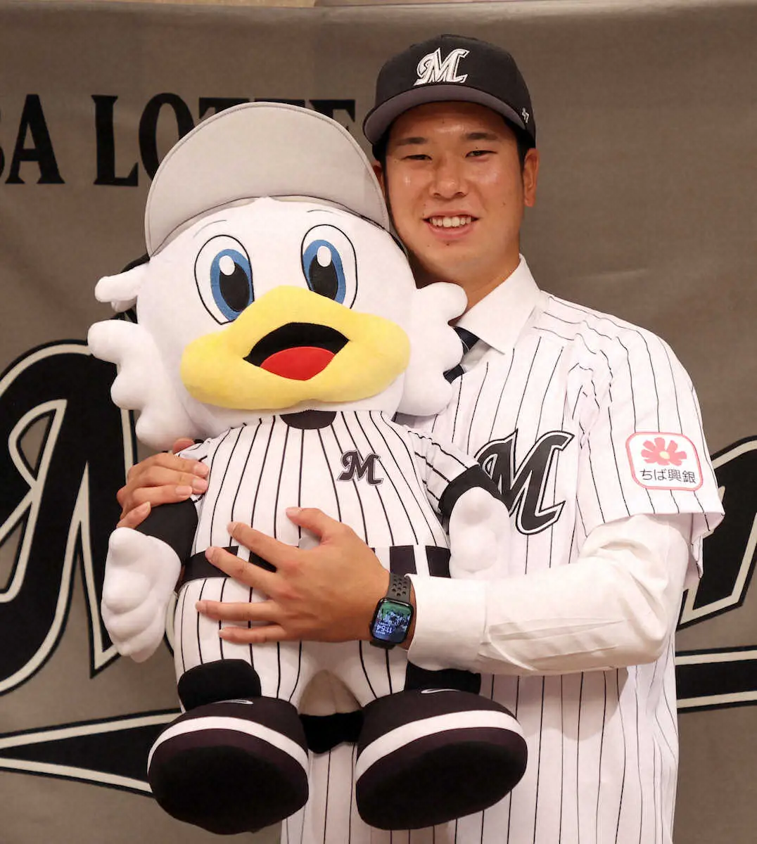 【画像・写真】ロッテドラ1位・上田希由翔　入団合意「開幕1軍目指して頑張りたい」