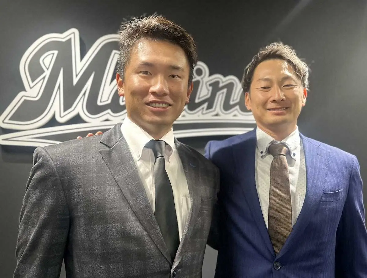 【画像・写真】ロッテ　前阪神・二保＆前オリックス吉田と育成契約「1日も早く支配下に」