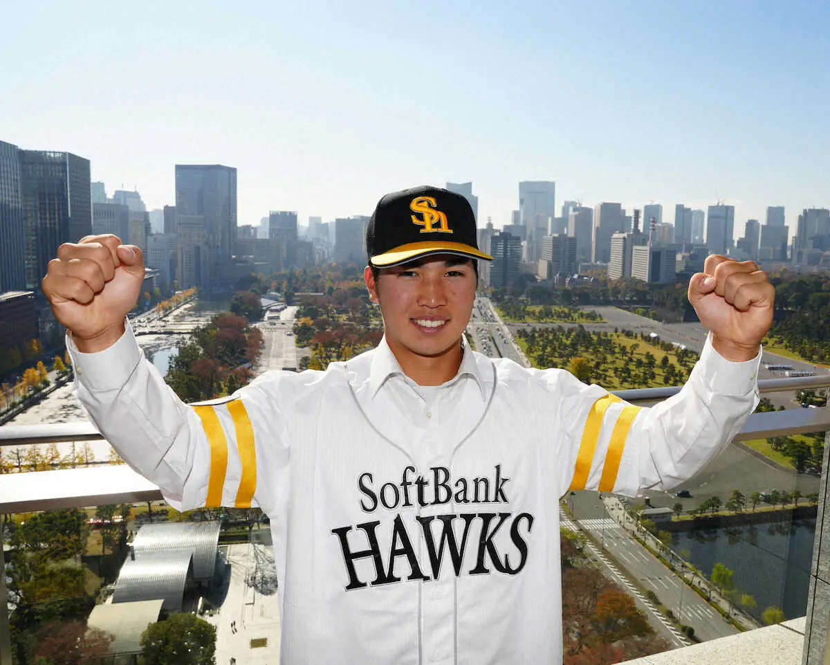 【画像・写真】ソフトバンク3位・広瀬はギータに匹敵するパワーの持ち主「いずれホームラン王を獲る選手に」