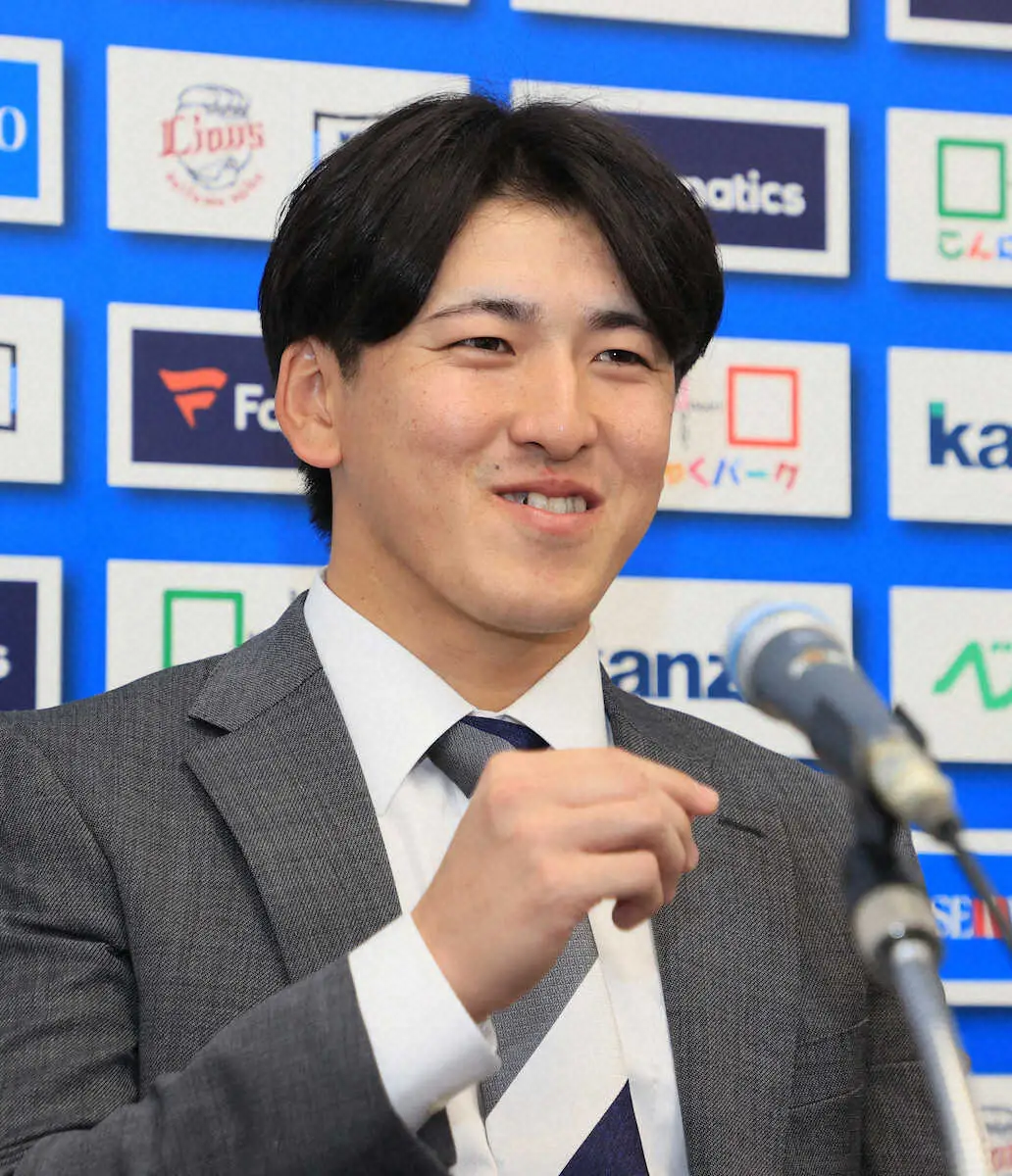 【画像・写真】西武・隅田知一郎　倍増の4000万円で「西武のエースになりたい」