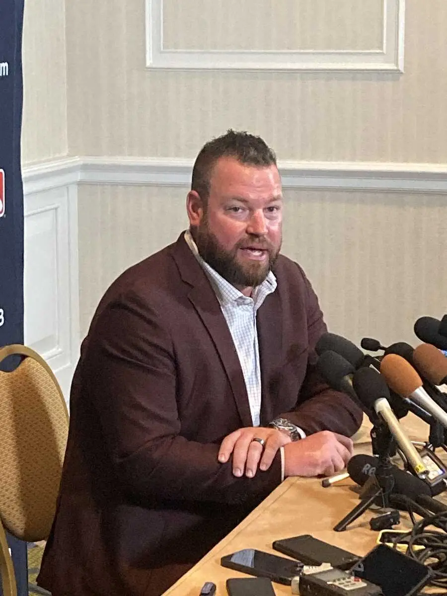 【画像・写真】ブルージェイズ・シュナイダー監督　大谷関連の質問をはぐらかすことに終始「チーム内に留めておきたい」