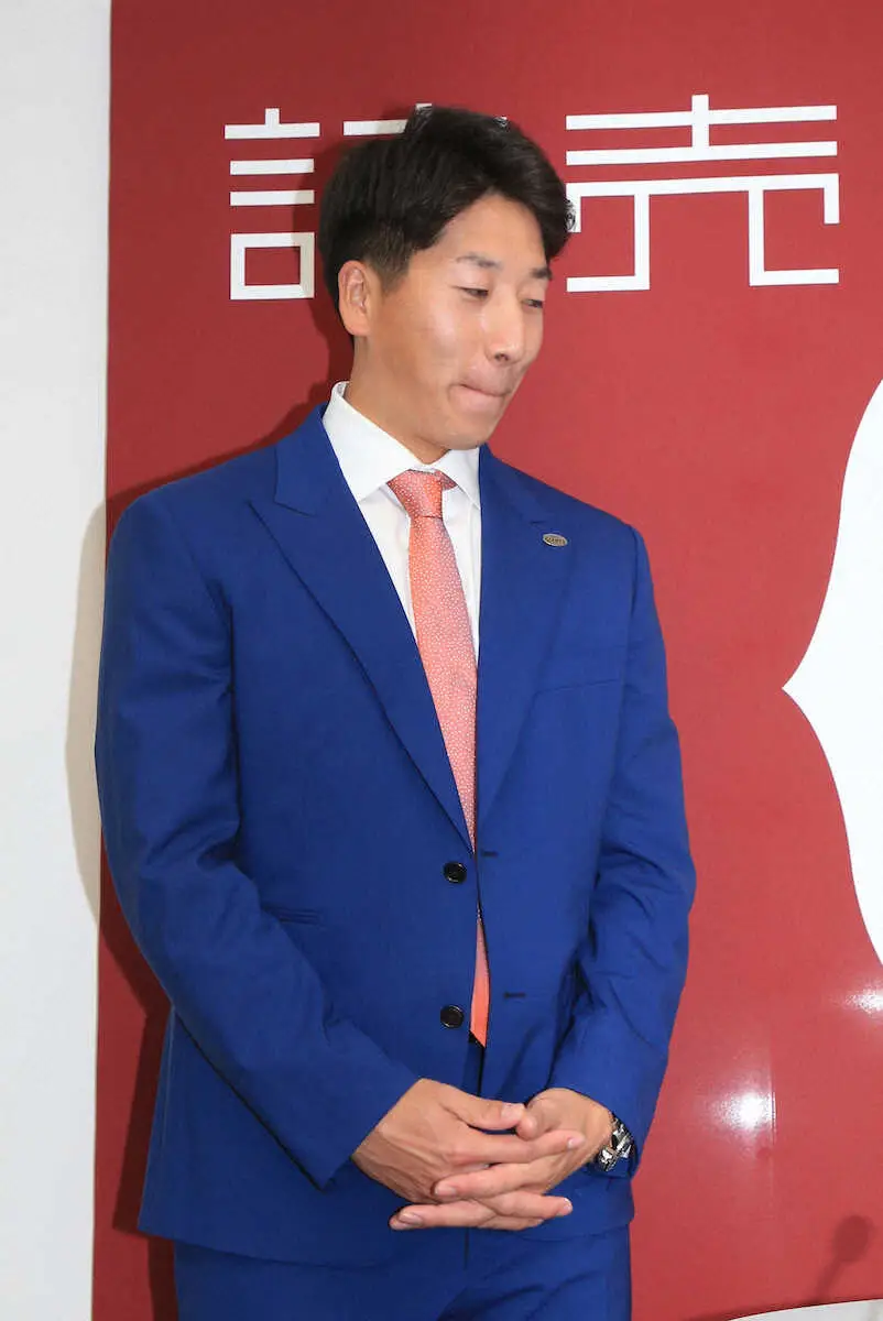 【画像・写真】巨人・大勢が100万円減の5600万円でサイン　来季に向けて「もう一度クローザーを奪いにいく」