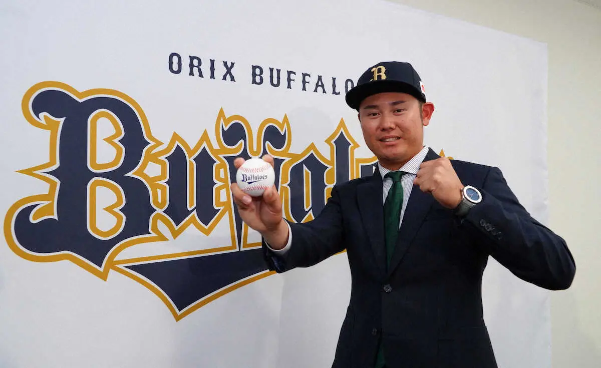 【画像・写真】オリックス鈴木博志が入団会見　現役ドラフトで中日から移籍「ヒロシと呼んで」