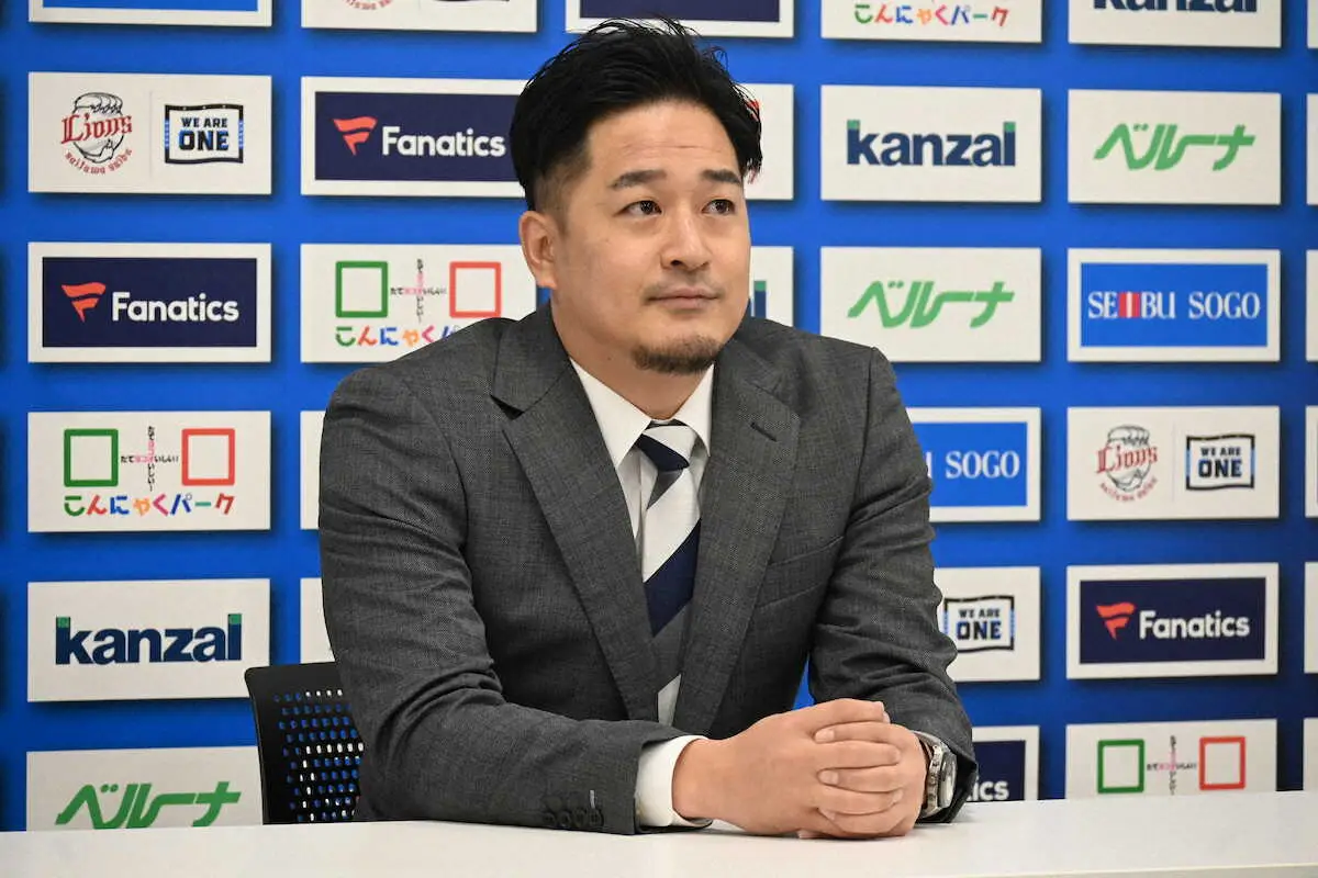 【画像・写真】西武・宣言残留の平井克典　2年契約で1000万円増の9000万円　球団とは「条件など話し合いをした」