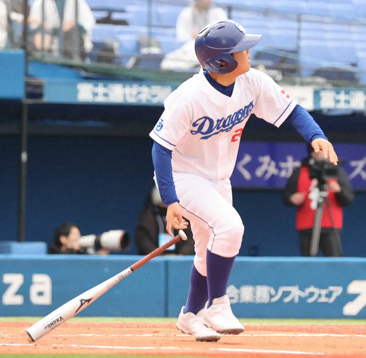 【画像・写真】NPBジュニア中日・平尾　大会通算250号に「うれしい」