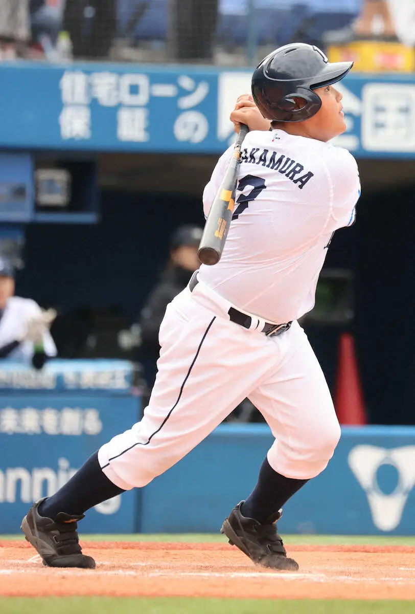 【画像・写真】西武Jrのおかわり次男・航大 初安打も敗退　父見守る中1安打1四球