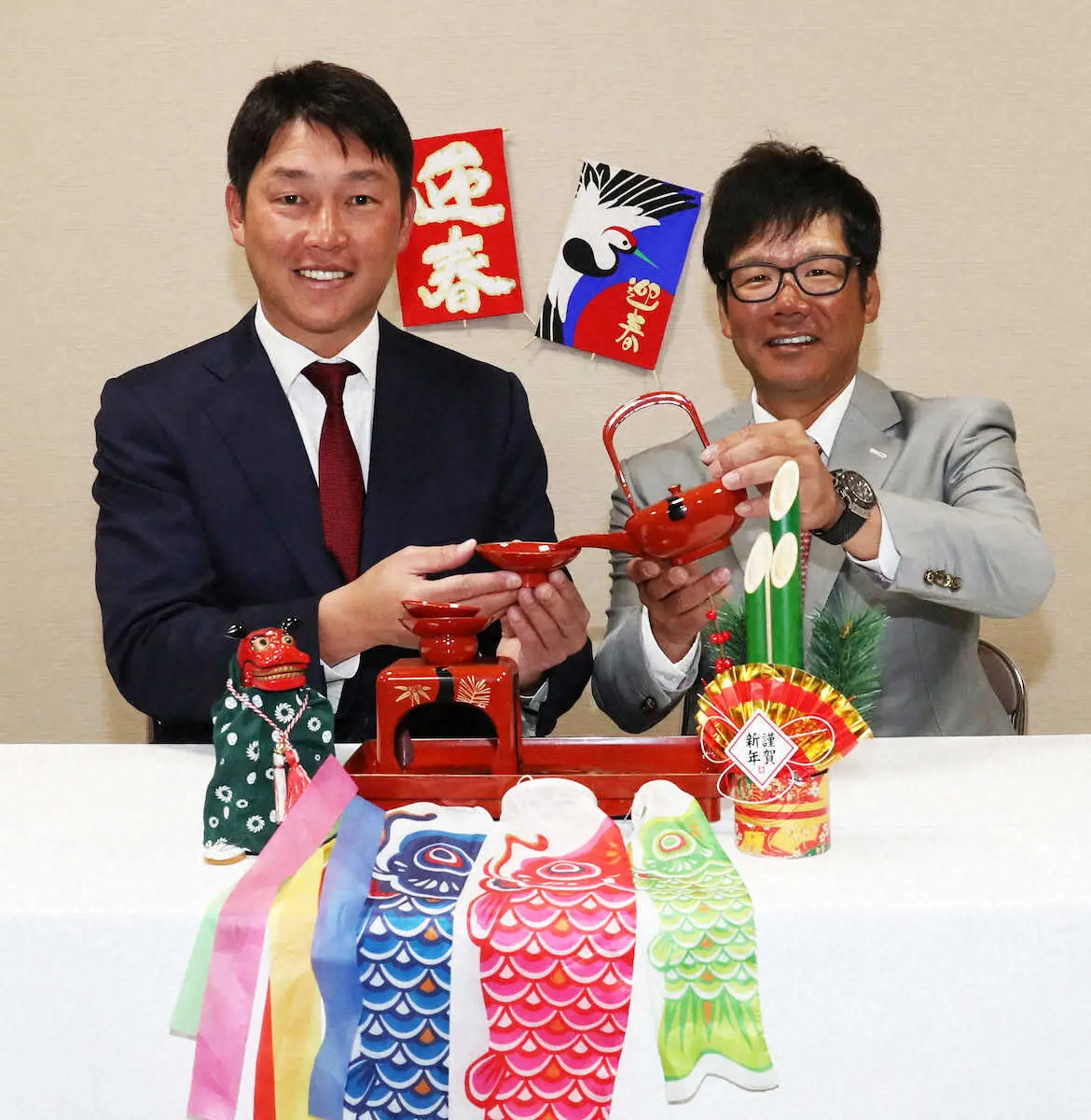 【画像・写真】【新春対談　広島・新井監督×藤井ヘッドコーチ(1)】昨年以上に「ワクワクさせる」打倒・阪神でいざ頂点