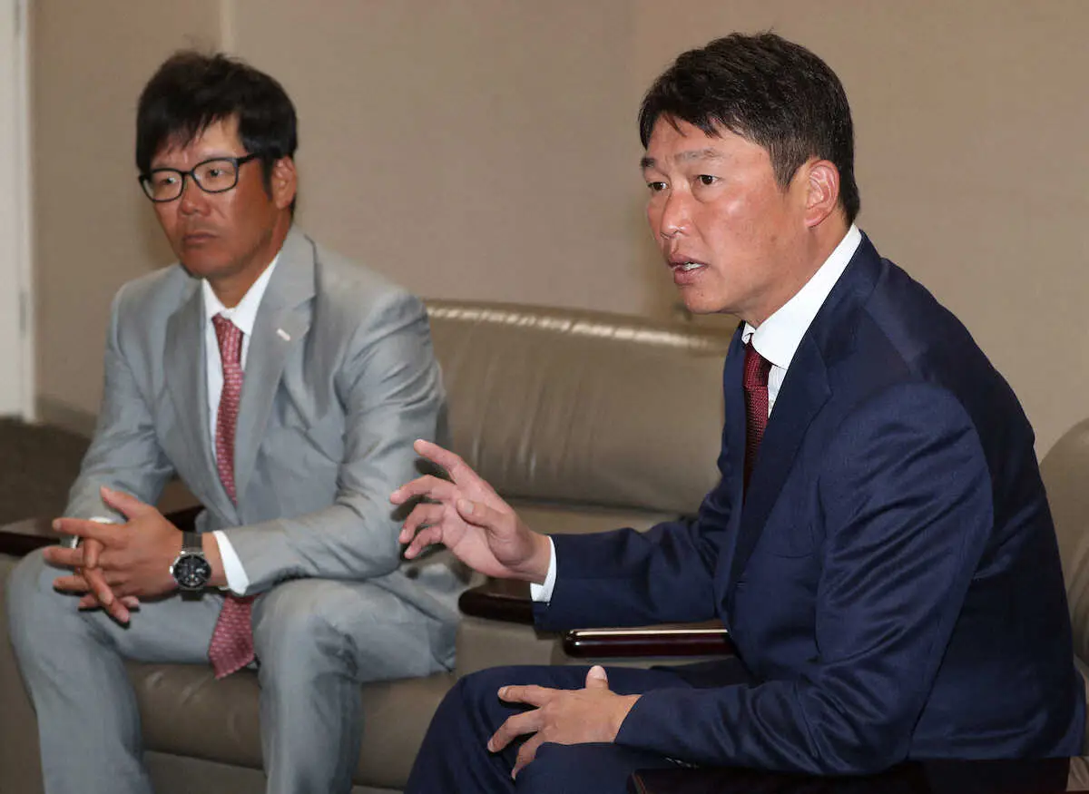 【画像・写真】【新春対談　広島・新井監督×藤井ヘッドコーチ(2)】チームは成長中。阪神とがっぷり四つに組めるように