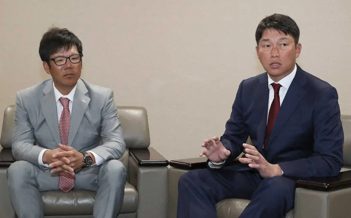 【画像・写真】【新春対談　広島・新井監督×藤井ヘッドコーチ(3)】小園よ坂倉よ　さらなる活躍で新しいカープ引っ張れ