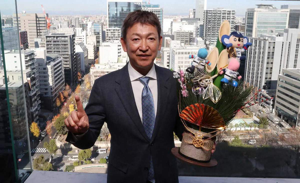 【画像・写真】中日・立浪監督、得点力アップ手応え！「チーム内でいい競争ができる」新加入・中田に“打線の核”期待
