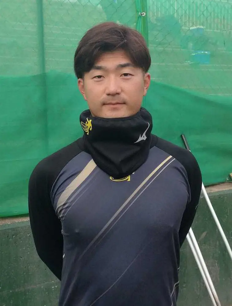 【画像・写真】広島・岡田　早期の支配下復帰誓う「右肘の怖さが抜けてくれば、腕も振れてくる」21年に右肘手術