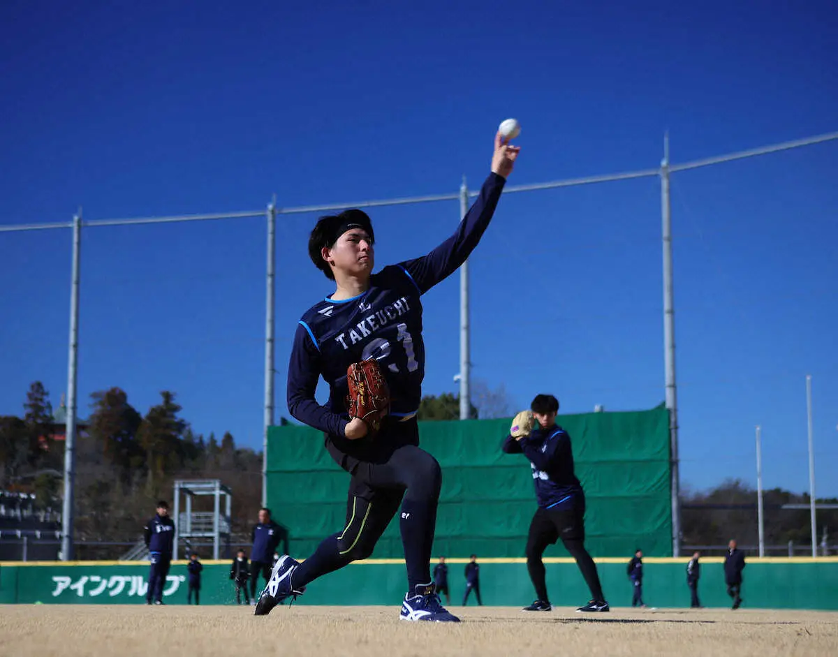 【画像・写真】西武ドラ1・武内 世代No.1選手になる!同じ01年生まれ朗希、宮城に「追いつき、追い越せの気持ち」