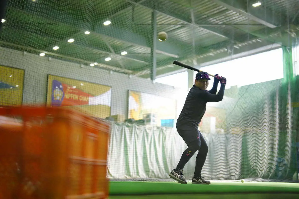 【画像・写真】巨人・丸が自主トレ公開　17年目の今季は「全試合出場」　体の変化は「乾燥が…」