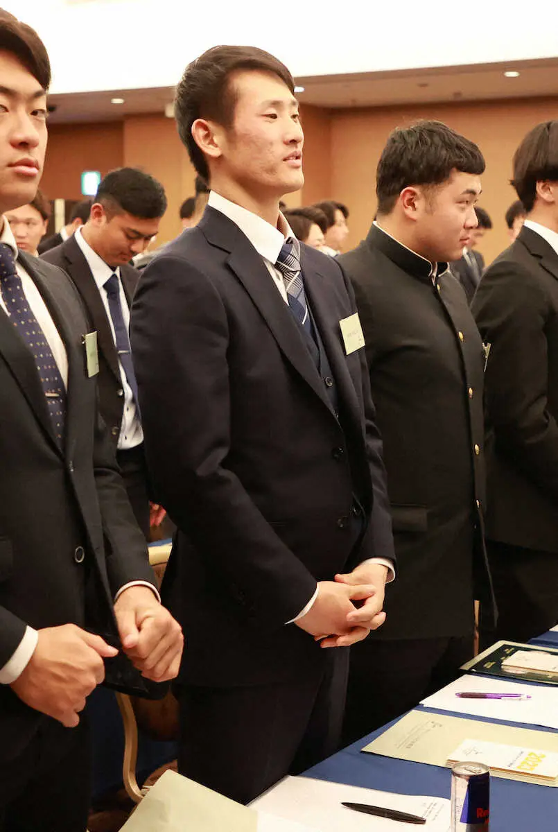 【画像・写真】中日ドラ1草加　“野球人である前に、社会人であれ”新人研修会で刺さった言葉「心に刻んでおきたい」