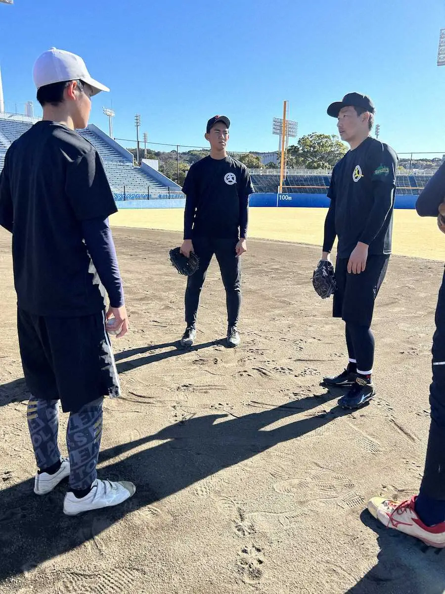 【画像・写真】阪神・岩崎が静岡の“ミライモンスター”との対戦熱望「1人でも多くプロ野球の世界に」