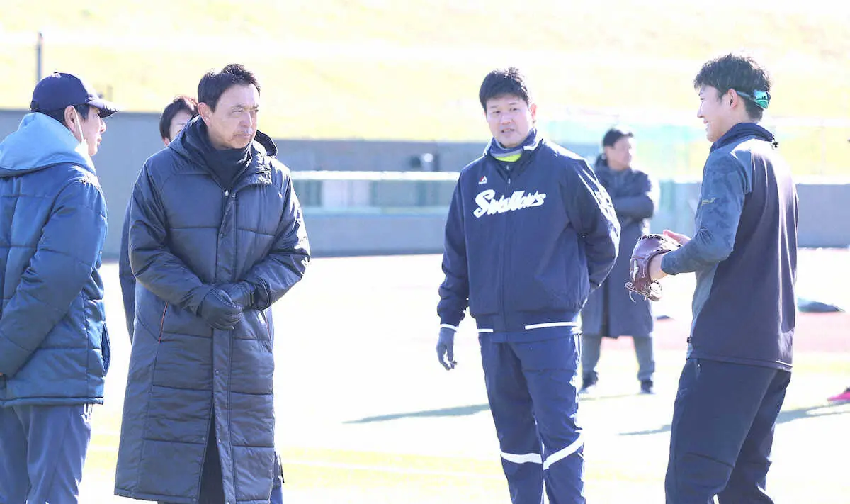 【画像・写真】ヤクルト奥川が今年初めて戸田で練習　帰省中の元日に能登半島地震　支援活動「したいなと思う」