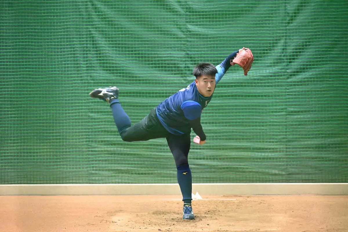 【画像・写真】西武ドラ2上田大河“ジャイロスプリット”披露　気になる握りは「秘密です」