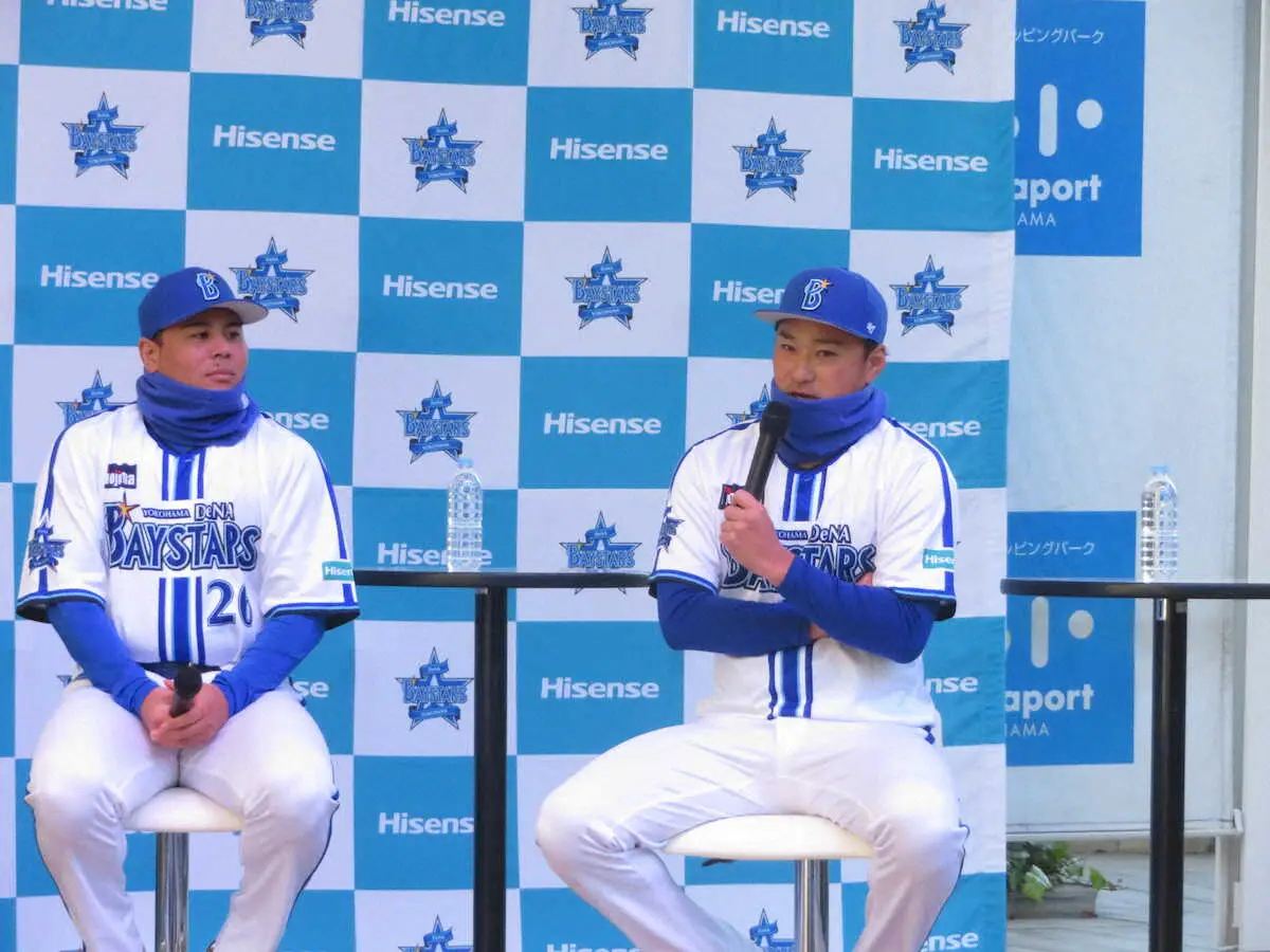 【画像・写真】DeNA浜口＆石田がトークショー　浜口はウインターL武者修行で「Have　Fun」野球の楽しさ再確認
