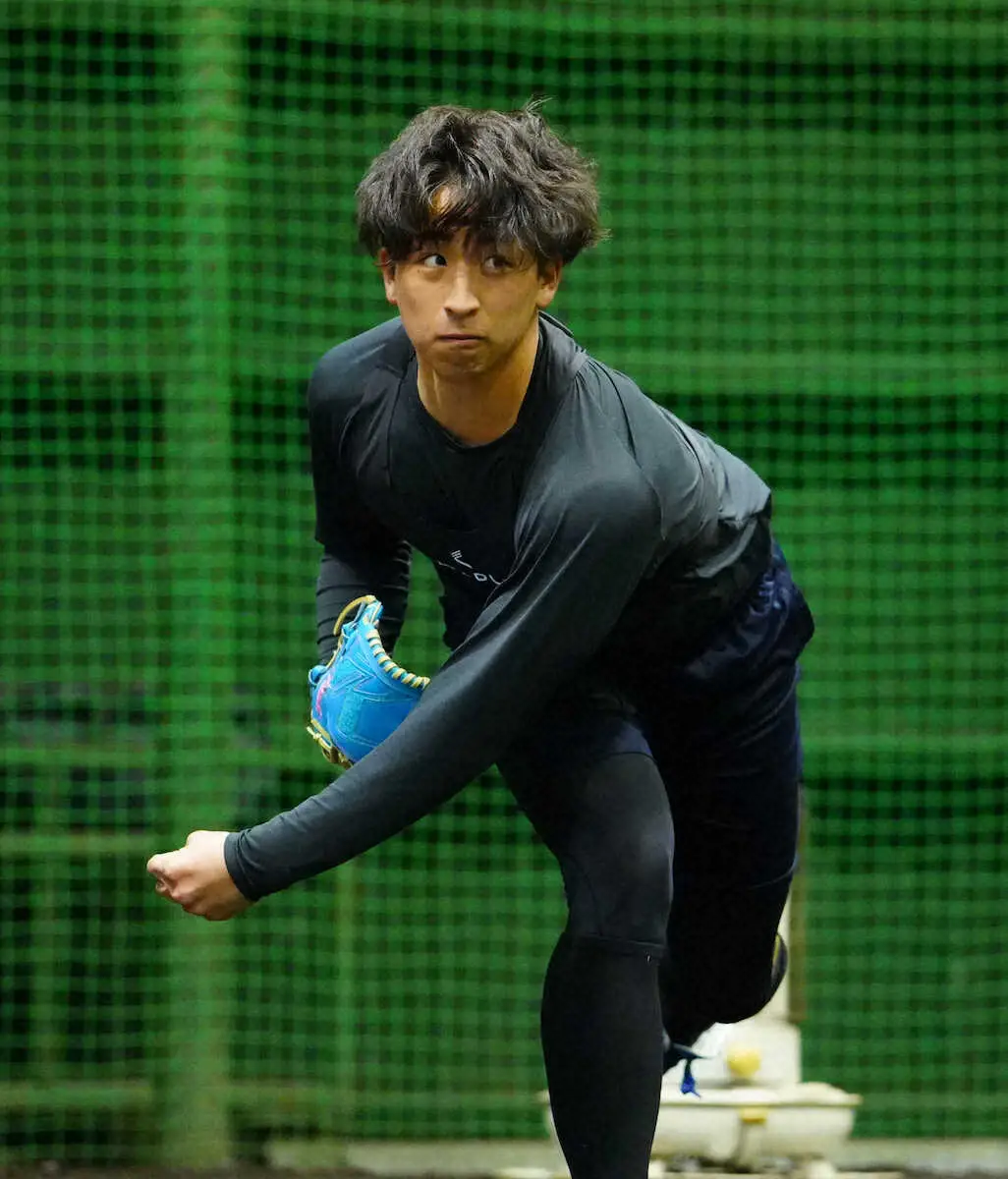 【画像・写真】日本ハム・ドラ1細野はモイネロ似!? 最速158キロ左腕「軽めに投げても強さがある」矢沢が証言
