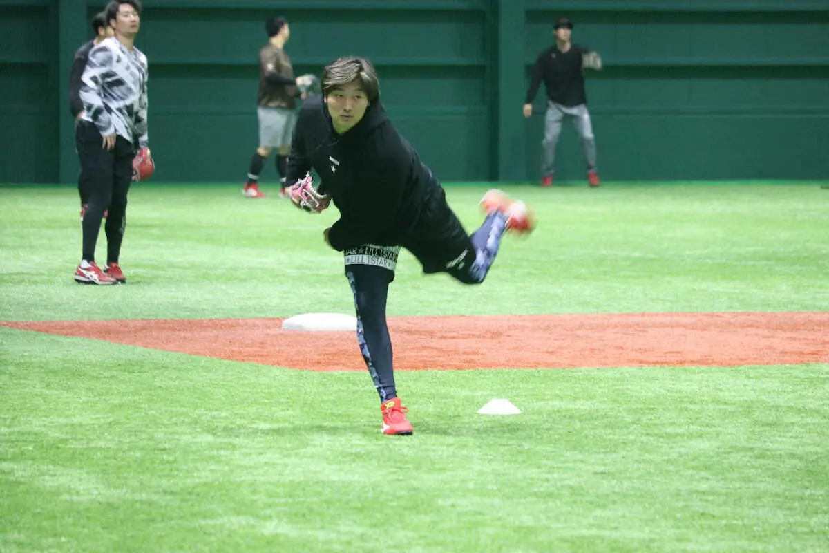 【画像・写真】広島・床田　掲げた目標は「投げて170イニング」「打ってプロ1号」　二刀流でチームを引っ張る