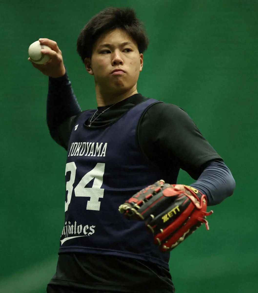 【画像・写真】オリックス・ドラ1横山聖は動画でも勉強中「（巨人の）門脇選手の守備は多く見ている」