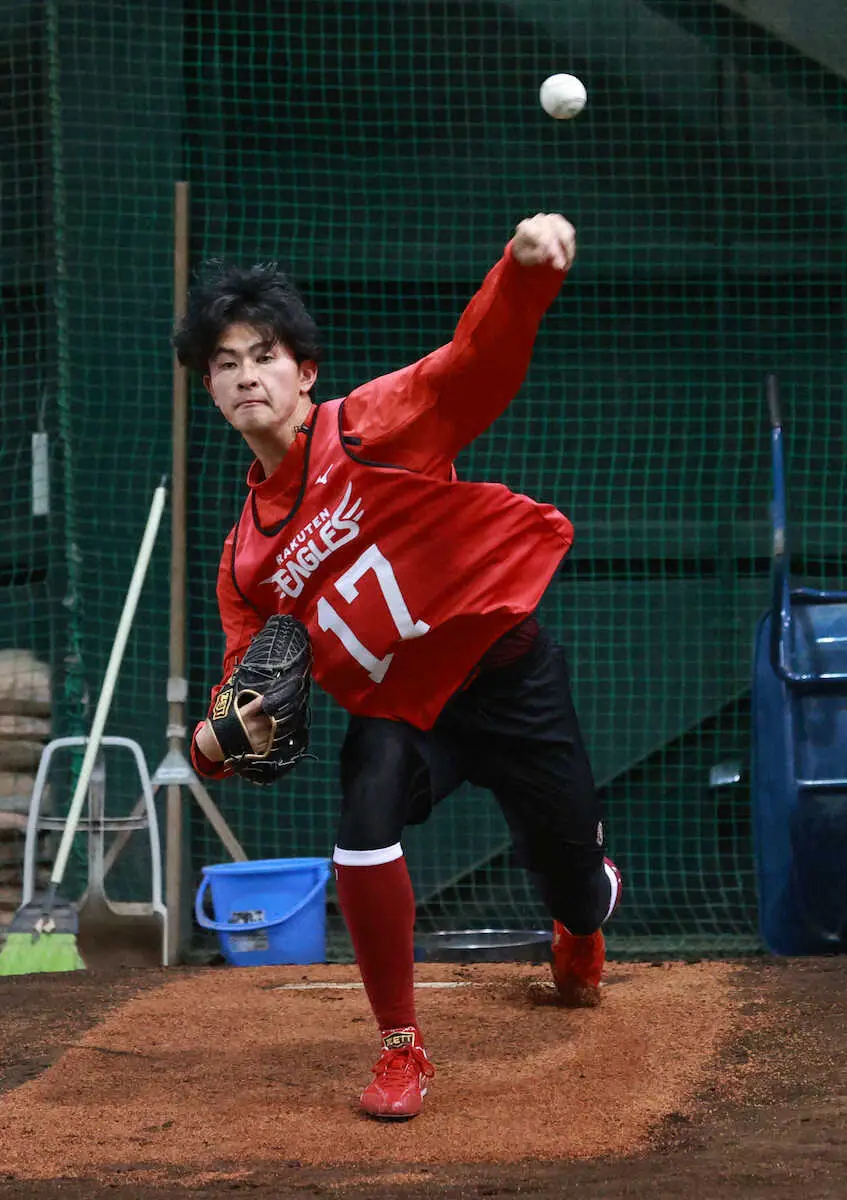 【画像・写真】楽天ドラ1・古謝　マー君、大谷愛用マットレス持参でキャンプイン「これで乗り切りたい」