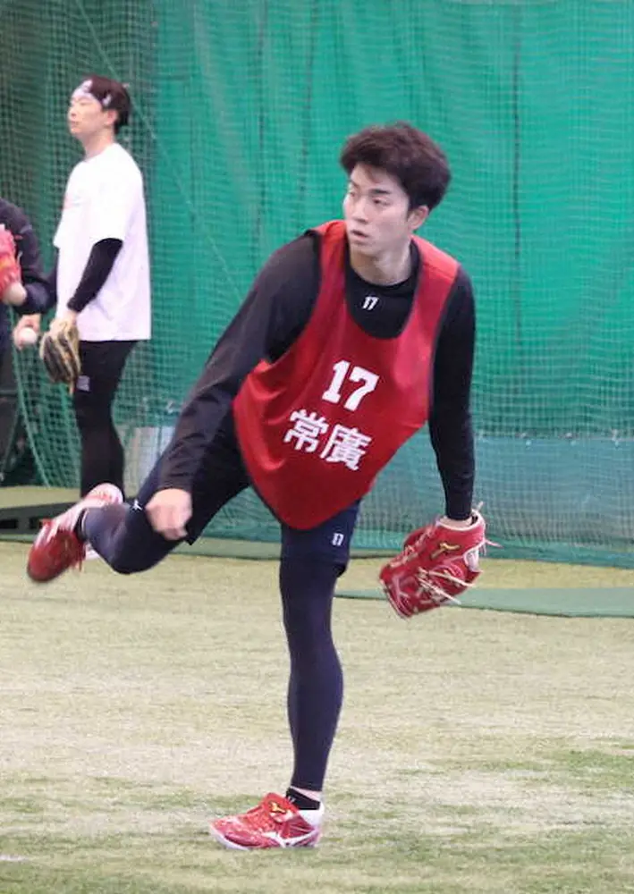 【画像・写真】広島・新井監督、ドラ1・常広に「焦る必要はない」　学業優先でキャンプ2軍スタート