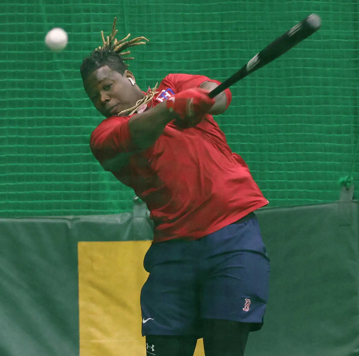 【画像・写真】阪神・ミエセス　手応え“バレンティン打法”　新加入のゲラに教えたい日本語は…