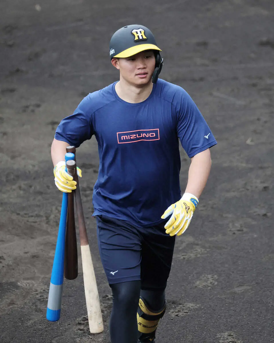 【画像・写真】阪神・森下　2年目キャンプインへ「フレッシュにいきたい」　新打撃フォーム習得も手応え
