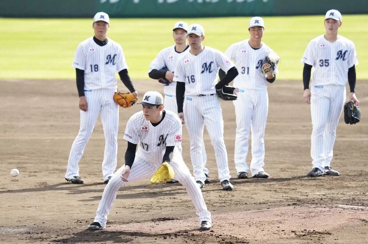 【画像・写真】ロッテ・佐々木朗希　WBCあった去年と違い「今年はじっくり」調整　キャンプに持ち込んだものは…
