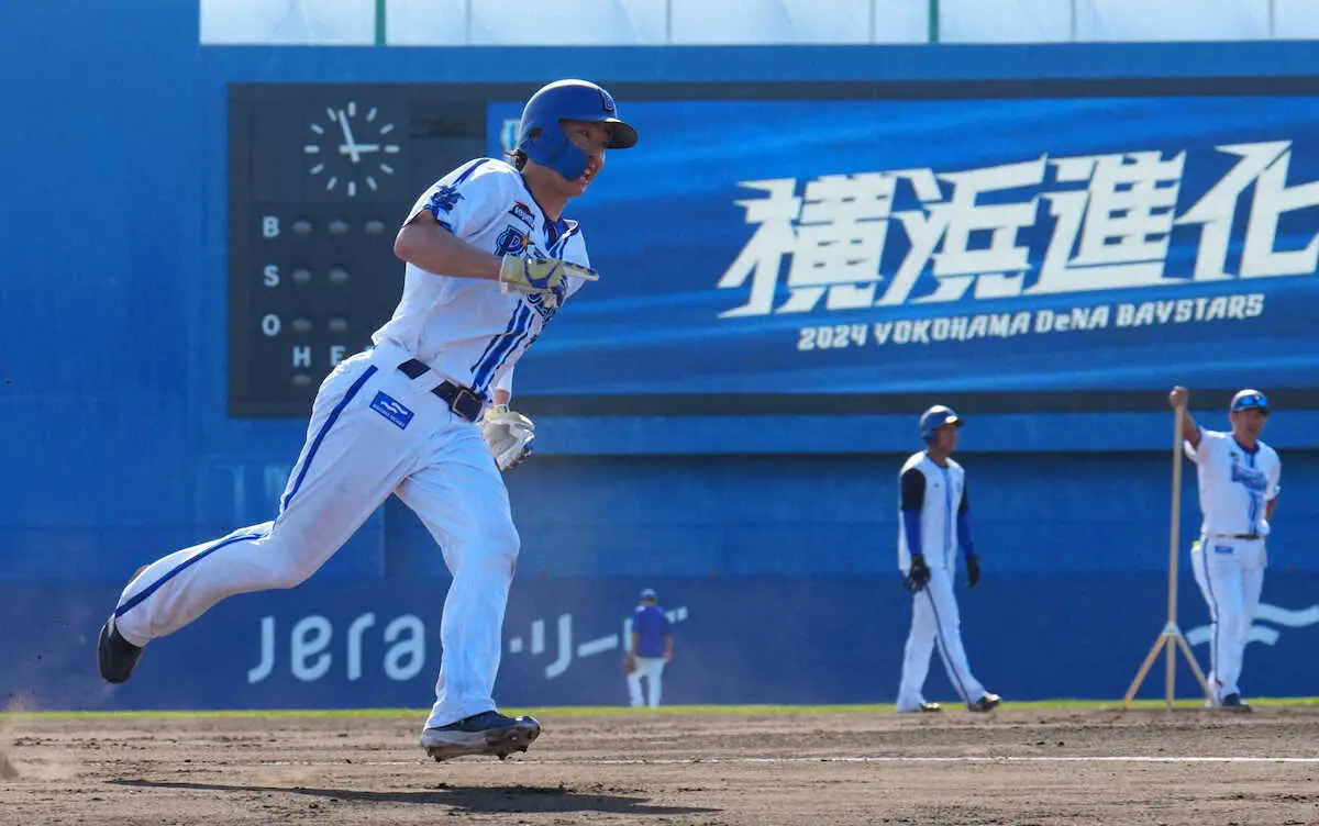 【画像・写真】DeNA・度会「イメージベーラン」から学び　大声で打球方向宣言しスタート「自分で考える上で大切」