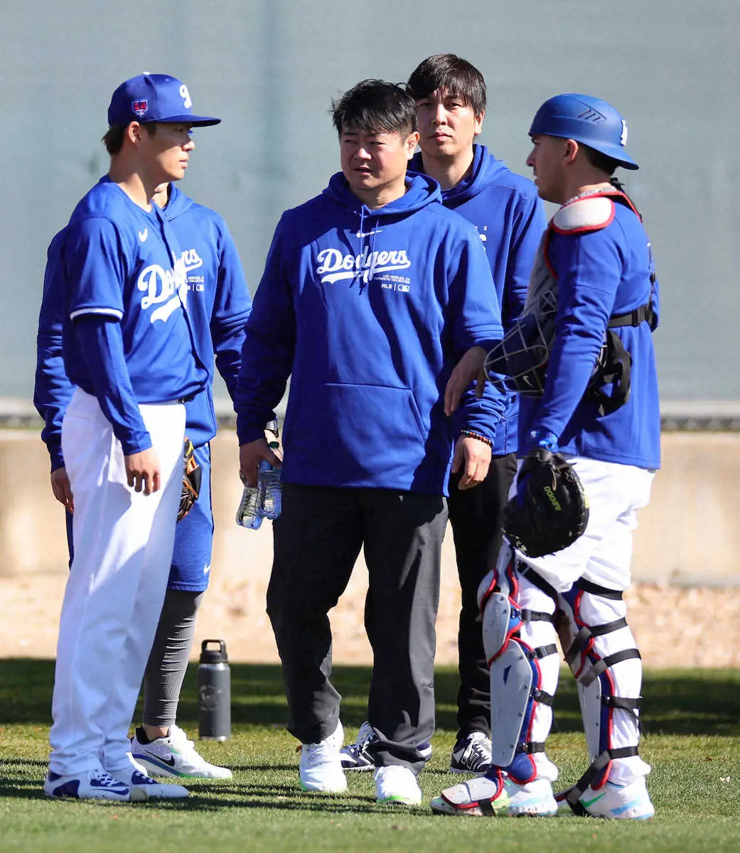 【画像・写真】ドジャース・由伸　初ブルペンで衝撃21球！26歳有望株ラックス「めちゃくちゃえげつない」