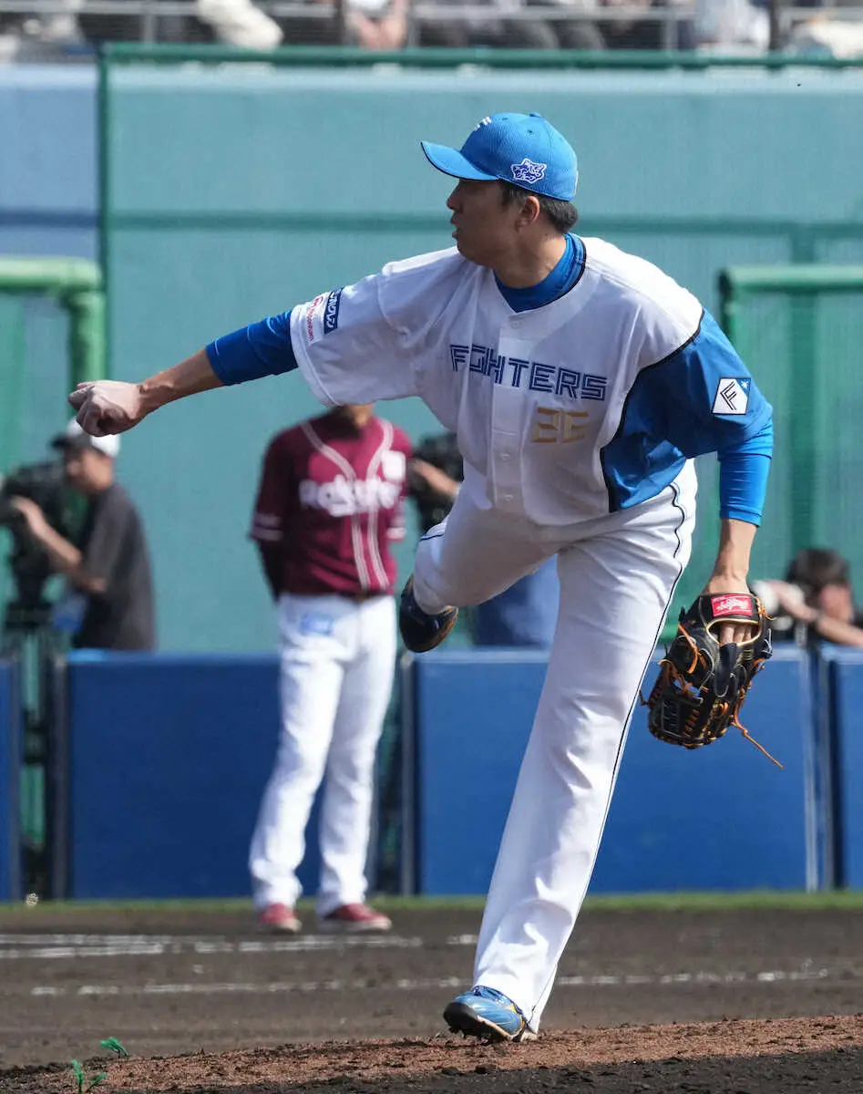 【画像・写真】日本ハム・正義　実戦初登板で1イニング3者凡退「真っすぐが良く、内容も良かった」