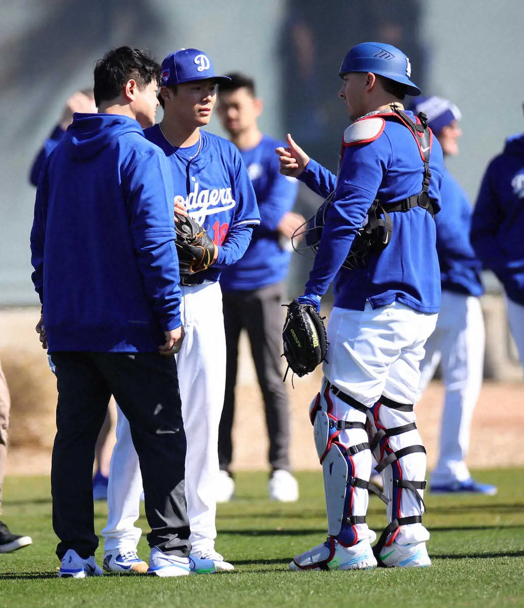 【画像・写真】ドジャース・バーンズ　由伸は「グローブを動かす必要がなかった」　制球、球威、投球術すべてを絶賛