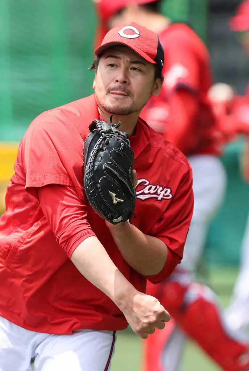 【画像・写真】選手会会長の広島・会沢　「一般の方にも通じる問題」　プライバシー関連説明会