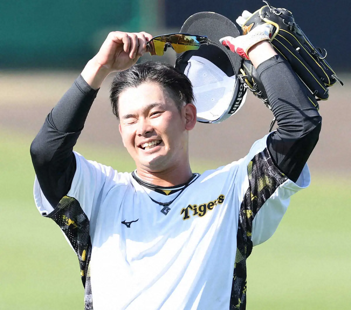 【画像・写真】阪神・野口　村上撃ち！！　柵越え含む5安打に岡田監督も大絶賛「凄いやん」