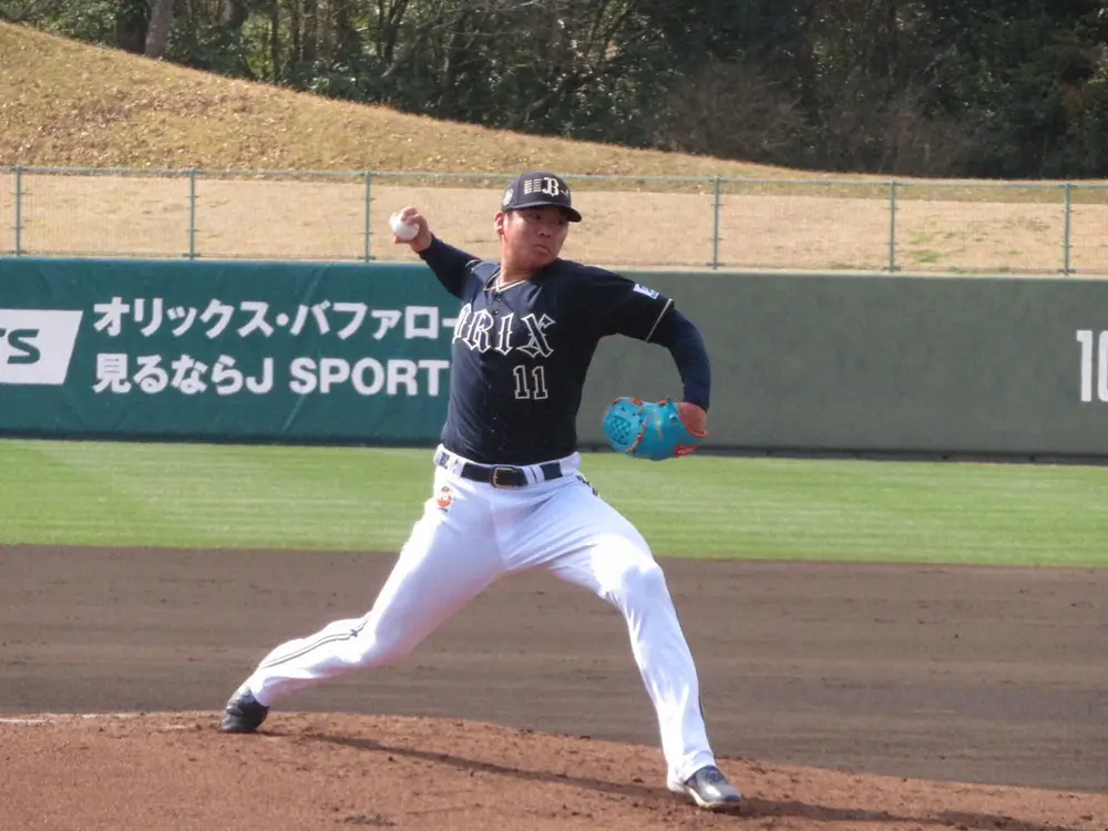 【画像・写真】オリックス・山下舜平大が172日ぶりに実践形式のマウンドへ！中嶋監督も、宮城らチームメートも熱視線