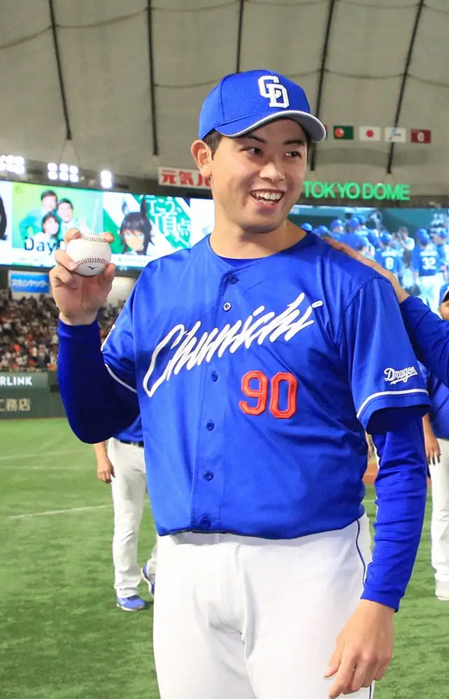 【画像・写真】中日・松山、初の侍選出にもどん欲「他の選手のいいところ盗んできたい」