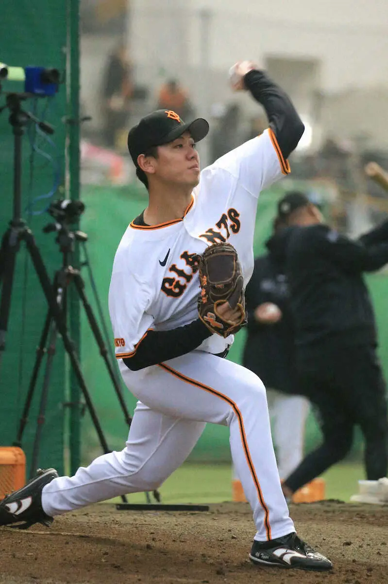 【画像・写真】巨人ドラ5左腕・又木の醸し出す雰囲気　1年目からフル回転の予感