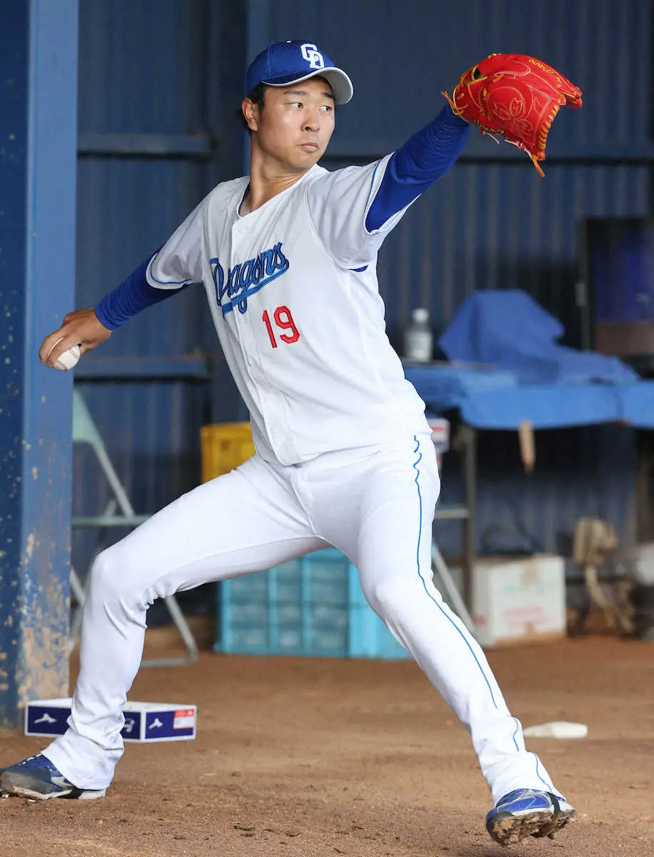 【画像・写真】中日・高橋宏　「由伸フォーム」を今年も断念…「足を上げたことが僕的には大事件じゃない」