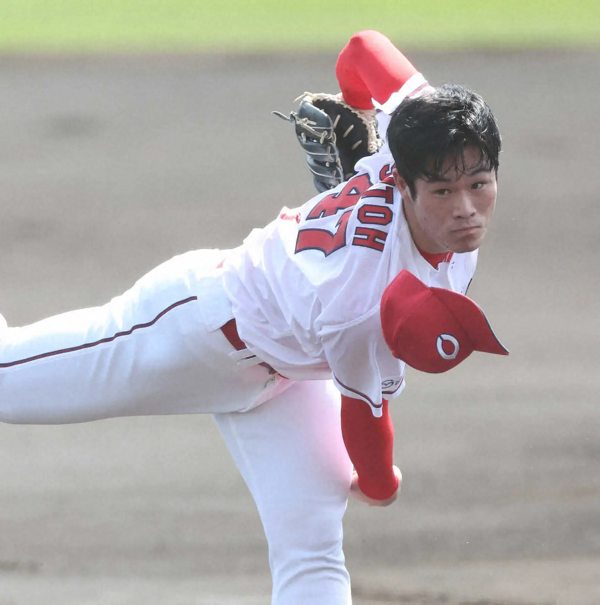 【画像・写真】広島高卒2年目・斉藤　昨季日本一の阪神に粘投3回1失点　新井監督「彼にとってはいい経験になった」