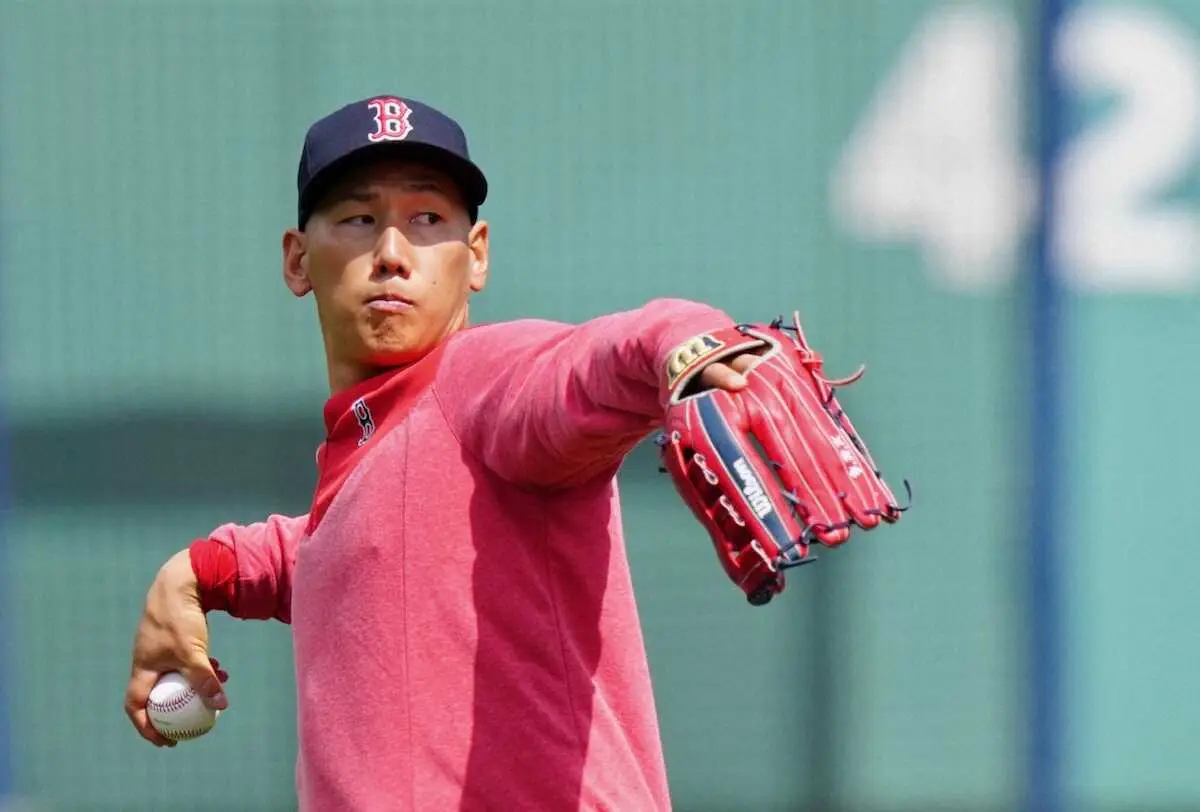 【画像・写真】レッドソックス・正尚「順調」キャンプスタート　元僚友・由伸との「対戦楽しみ」7月ド軍戦予定