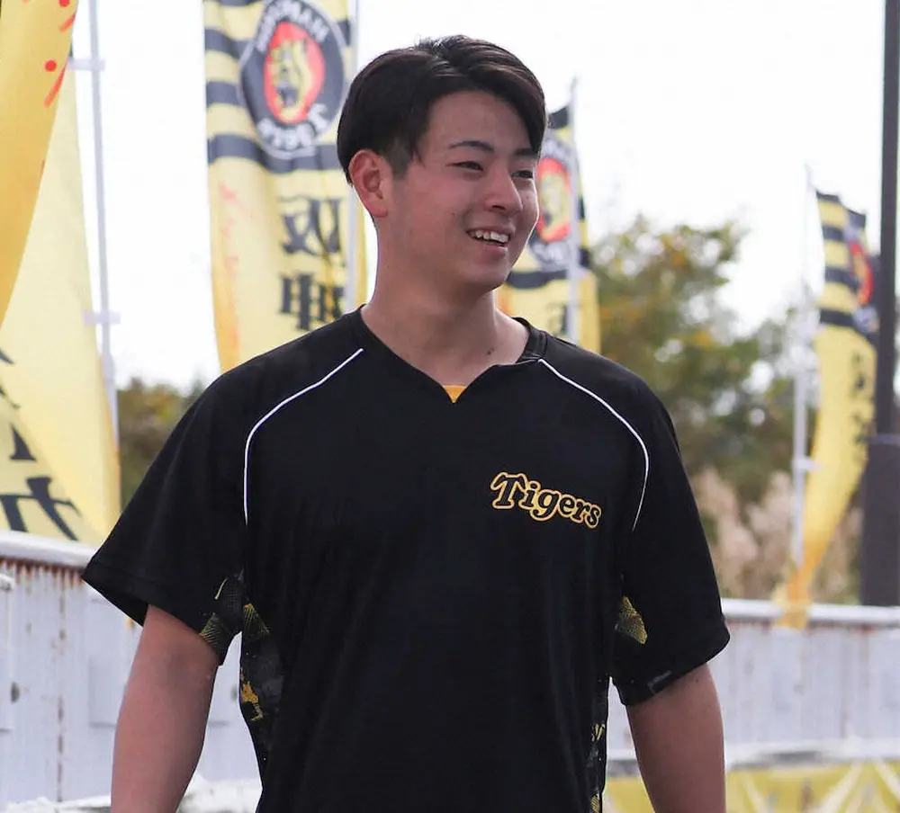 【画像・写真】阪神ドラ1・下村、ファンの心つかんだ神対応「待ってくれているので」