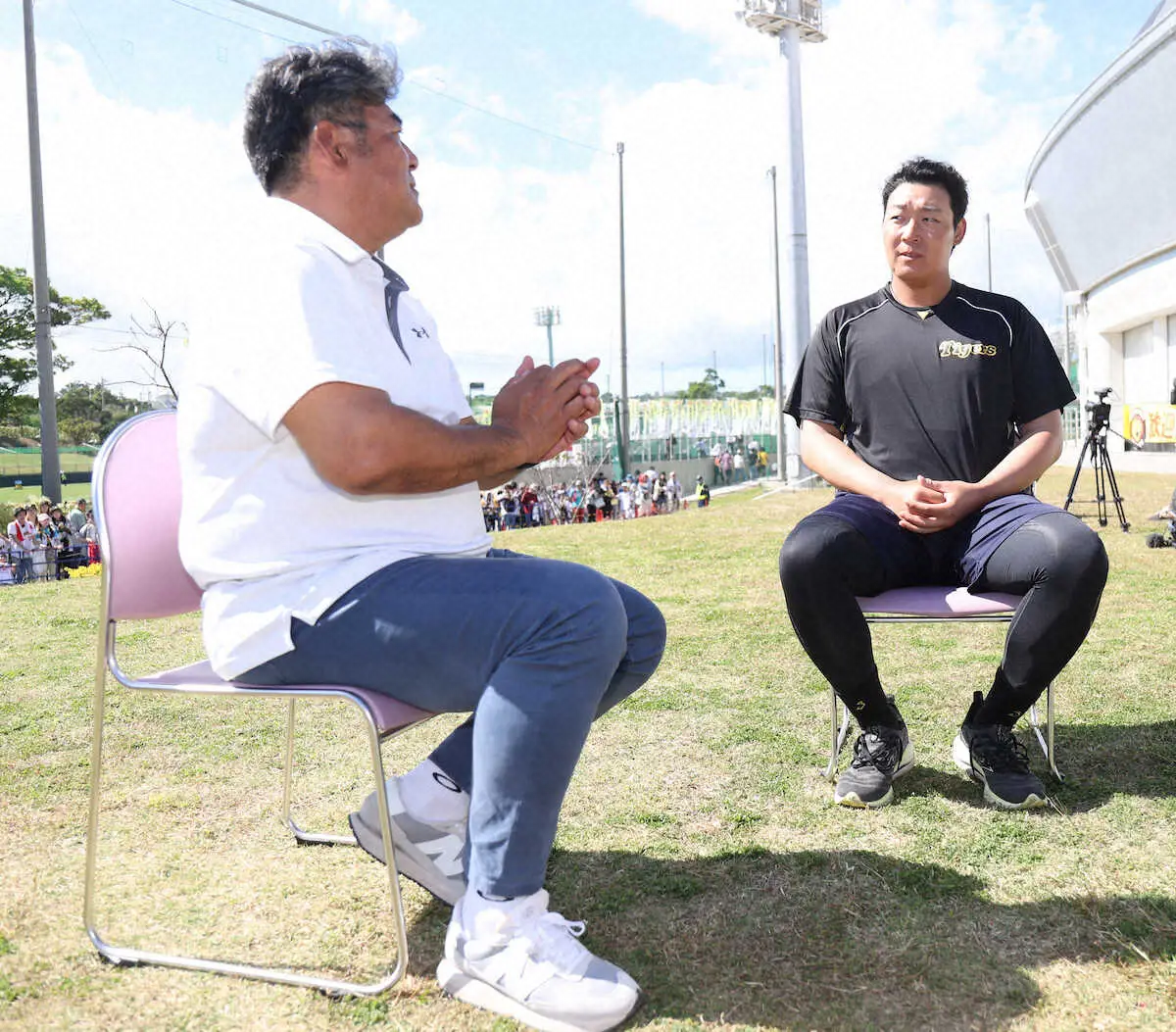 【画像・写真】阪神・大山　一塁転向で増した存在感、一番大きい家族の存在　亀山つとむ氏に明かした
