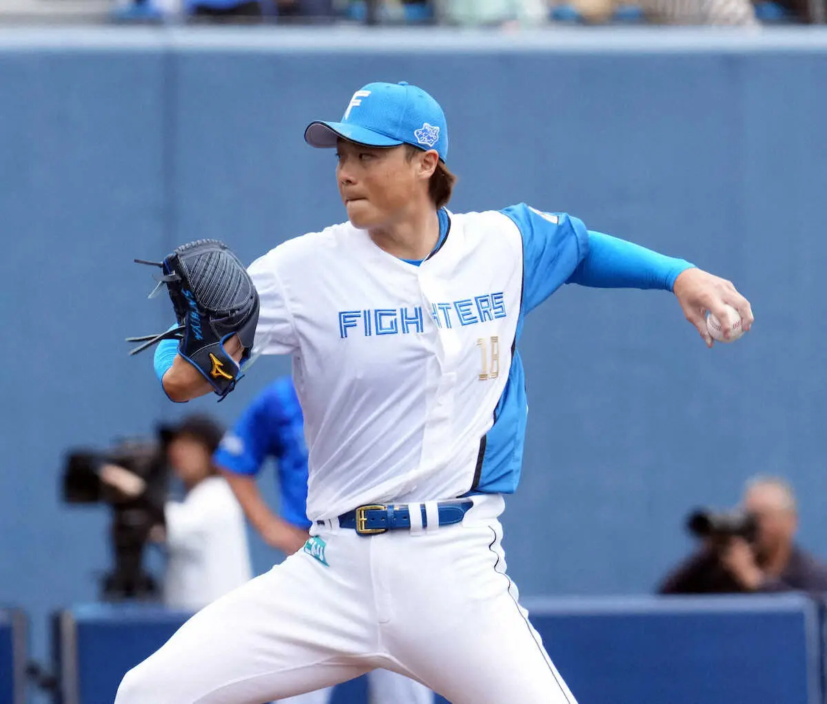 【画像・写真】日本ハム・山崎が“2回完全デビュー”　19球2奪三振で本拠開幕戦へ「いい感覚だった」